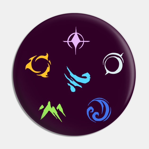 Arcana Runes Pin by krls