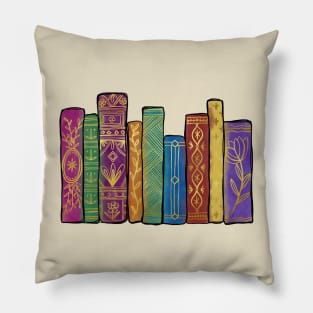 Vintage Bookshelf No.3 Pillow