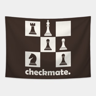 Checkmate - Chess | White Tapestry