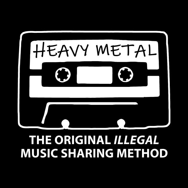 Heavy Metal Cassette Tape by Hallowed Be They Merch