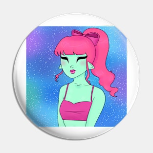 Cute Pastel Alien! Pin