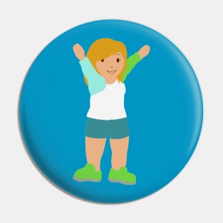 Tan Tomboy Pin