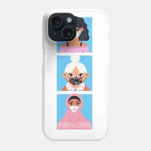 Lets Wear A Mask - Fight COVID19 Phone Case