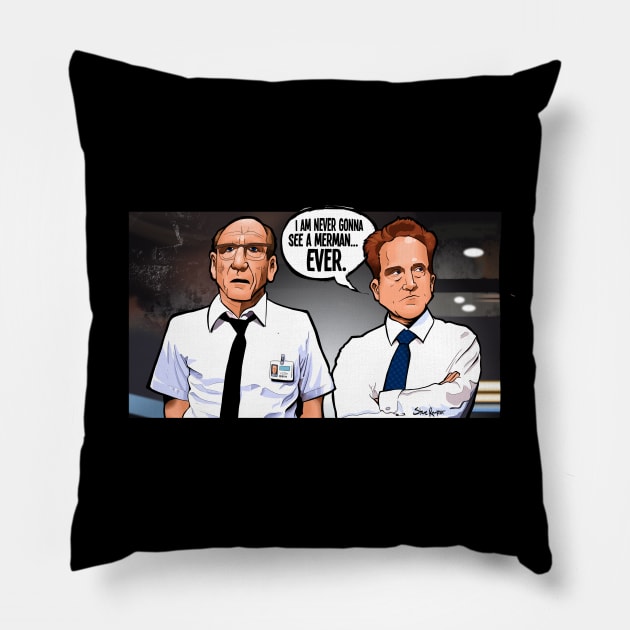 Cabin Technicians Pillow by binarygod