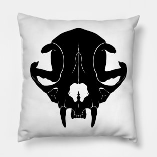 Cat Skull Pillow