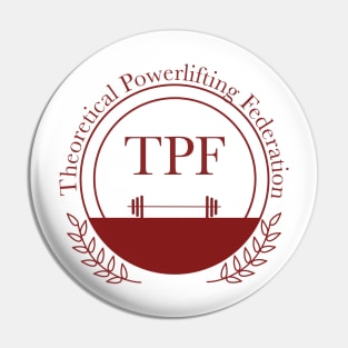 Theoretical Powerlifting Federation Pin