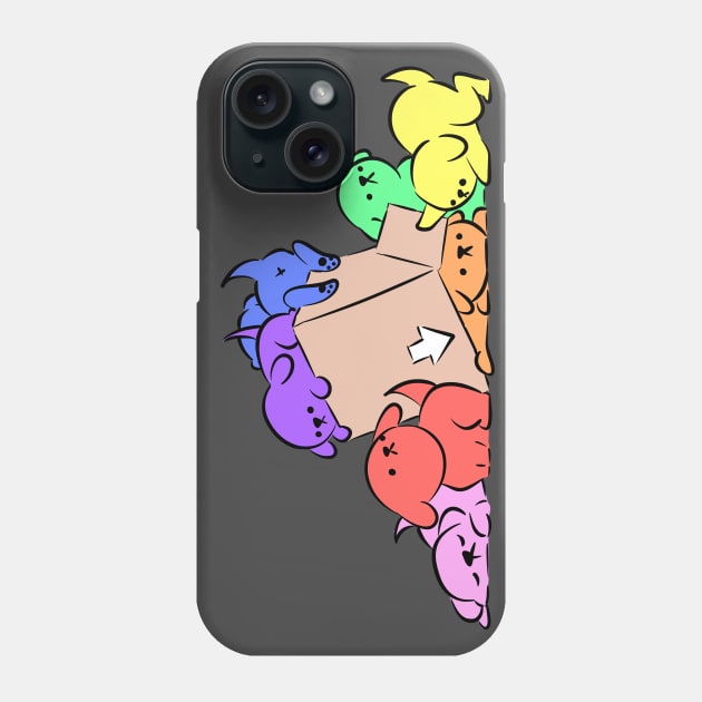 Rainbow Pups Phone Case by Jossly_Draws