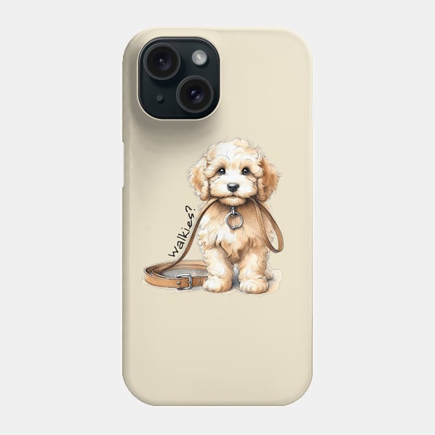 WALKIES - Cockapoo Phone Case by ZogDog Pro