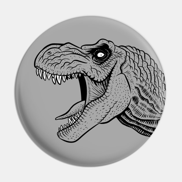 Tattoo T-rex Pin by albertocubatas