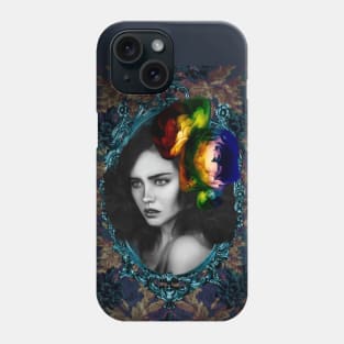 LGTB Tribute Flower Rainbow Realistic Artwork Phone Case