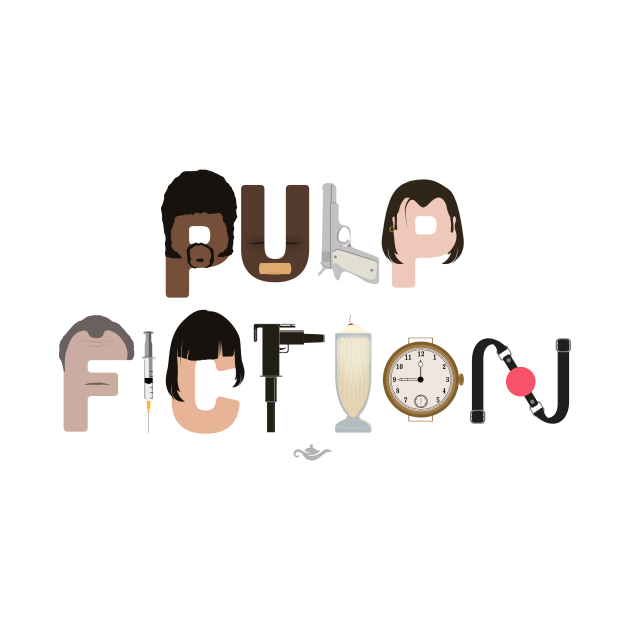 Pulp Fiction Typography by grantedesigns