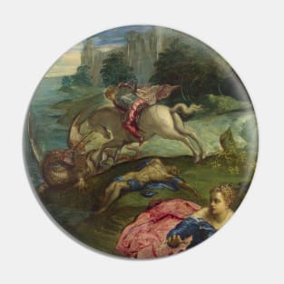 Saint George and the Dragon by Tintoretto Pin