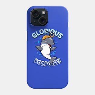 Funny Cute Loki Superhero Quote Kawaii Dolphin Porpoise Funny Meme Phone Case