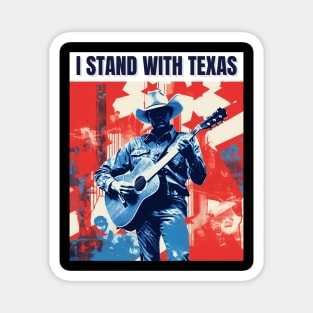 I stand with texas Magnet