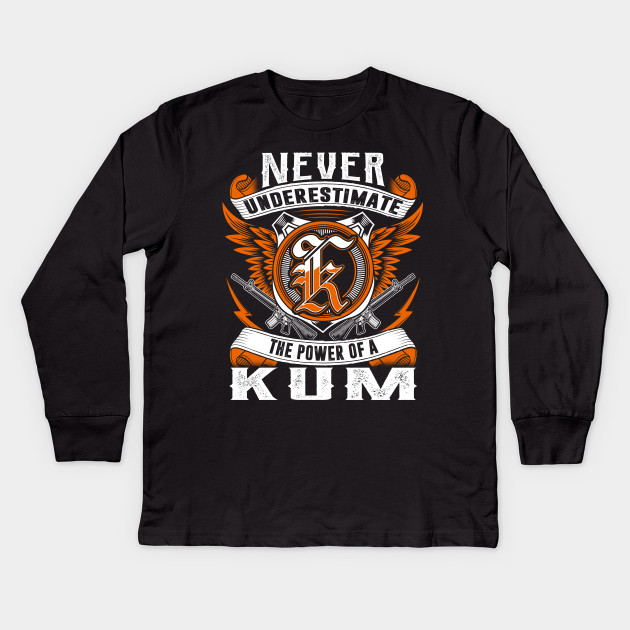 Never Underestimate The Power of KUM Hoodie Black