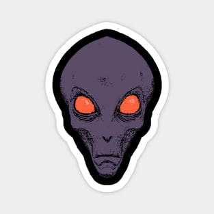 Alien Head Costume Magnet