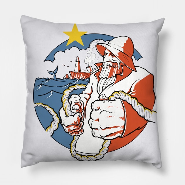 bonne fete des acadiens Pillow by Paskalamak