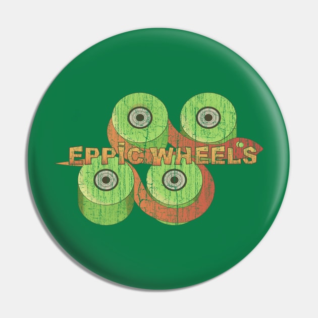 skateboarding Eppic Wheels Pin by vender