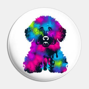 Fluffy Portuguese Water Dog Art Pin