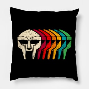 Mask Distressed Pillow