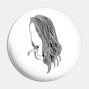 Black & white Elegant Art 17 Pin