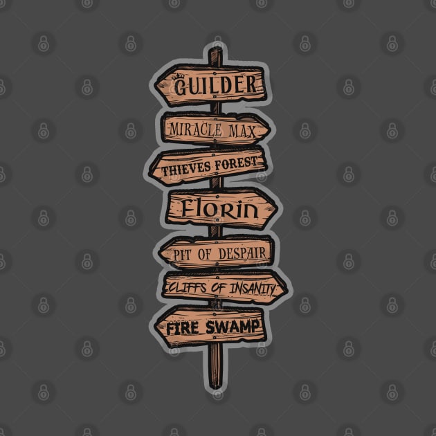 Which way to the Fire Swamp? by NinthStreetShirts