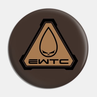 Evil Water Drop Tan Design Pin