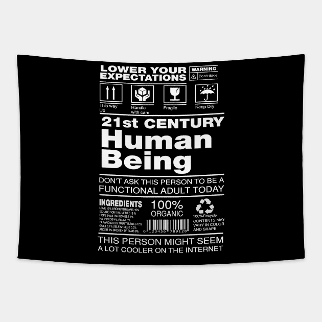 21st century human being Tapestry by remerasnerds