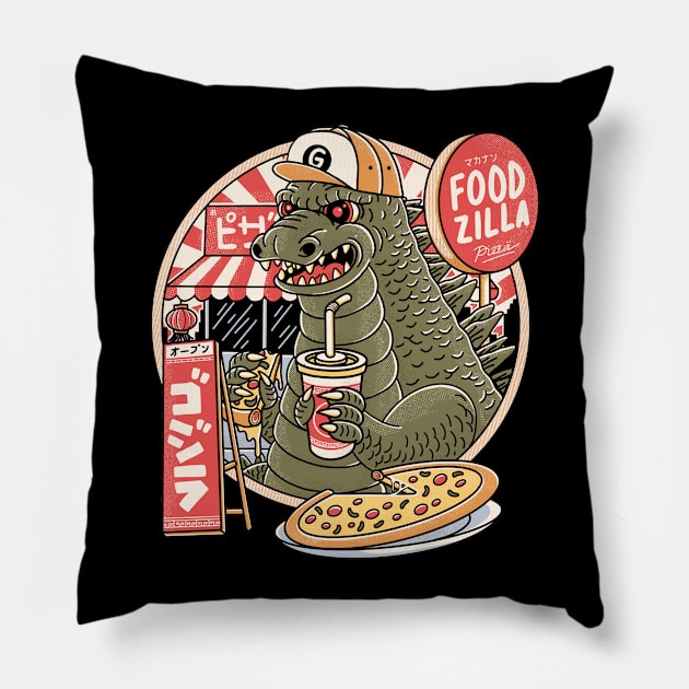 foodzilla Pillow by sober artwerk