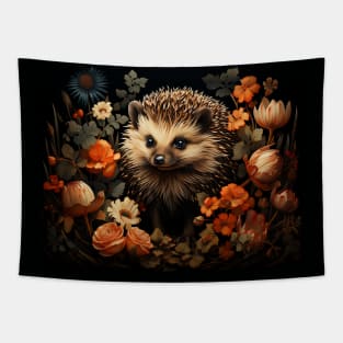 Cottagecore Aesthetic Cute Hedgehog Tapestry