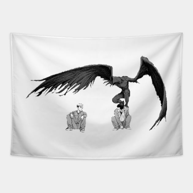 Ajin - Kaito and Takeshi Jailbirds Tapestry by BadassManga