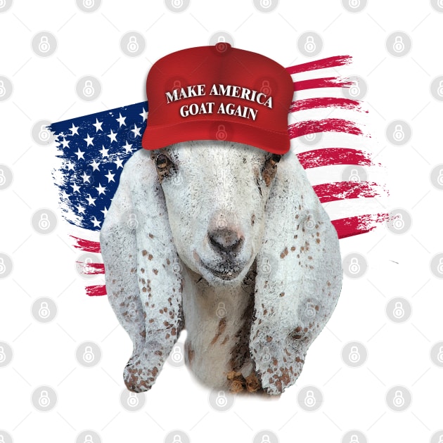 Make America GOAT Again Nubian Doe Goat by IconicTee