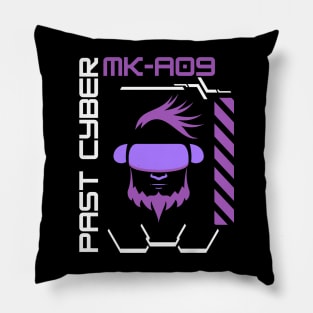 Cyberpunk Mk-A09 Purple Pillow