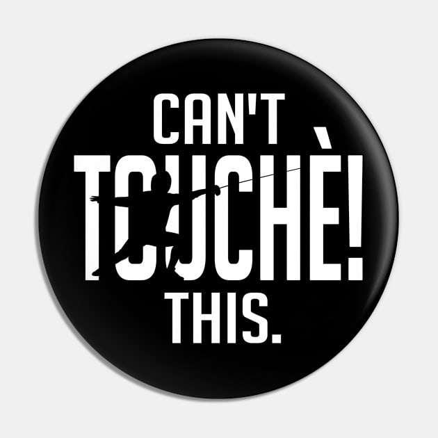 Can't Touche This! (white) Pin by nektarinchen