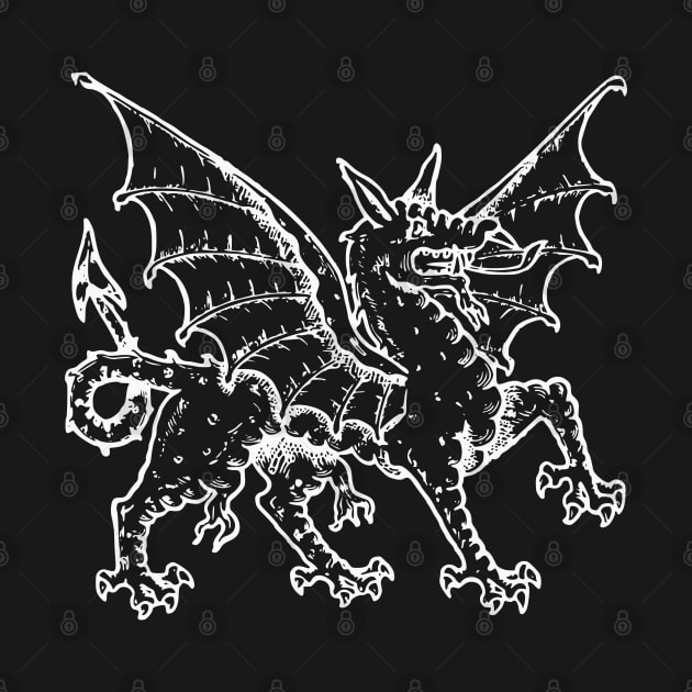 Medieval Heraldic Dragon by Vintage Boutique