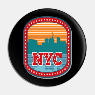 NYC- New York City Patch Pin