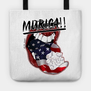 OTE Murica diamond mouth"No Out" Tote