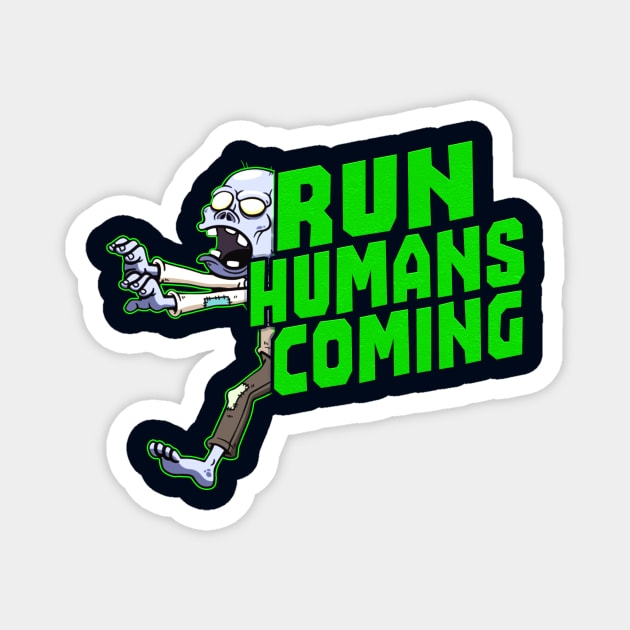 run humans coming Magnet by nowsadmahi