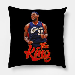 young the king vector Pillow