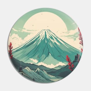 Fuji Mountain Japan Pin