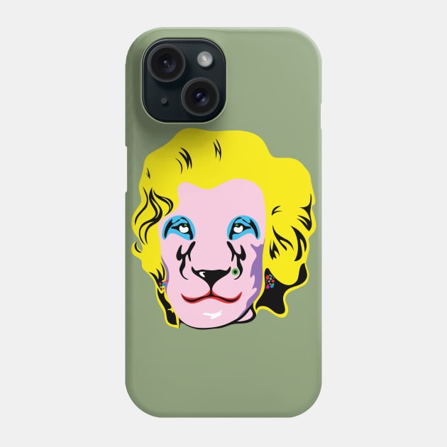 Contemporary Lion Phone Case by martinussumbaji