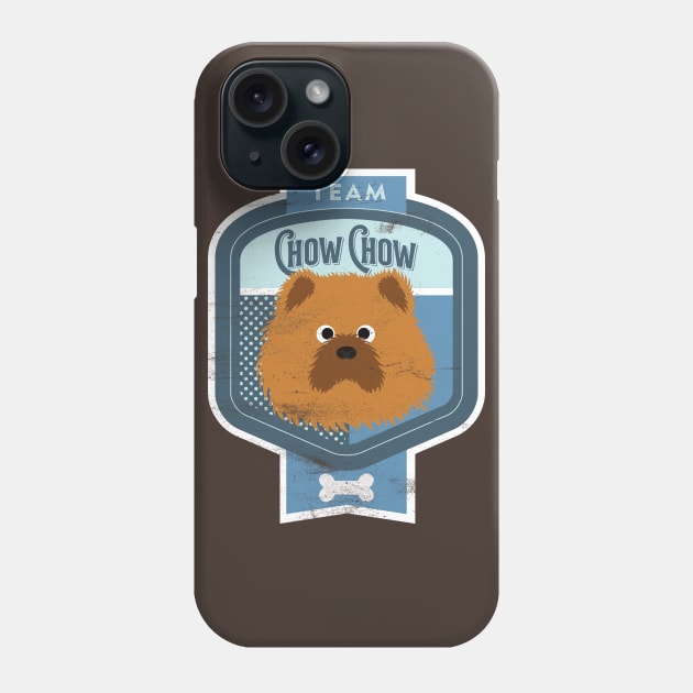 Team Chow Chow - Distressed Chow Chow Beer Label Phone Case by DoggyStyles