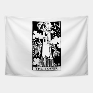 The Tower Tarot Card Tapestry