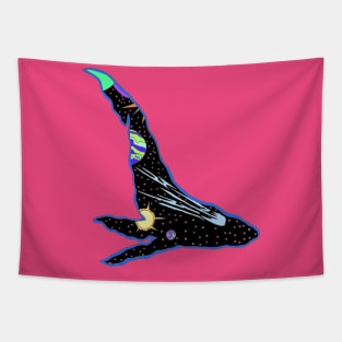 Inter-Space Whale Tapestry