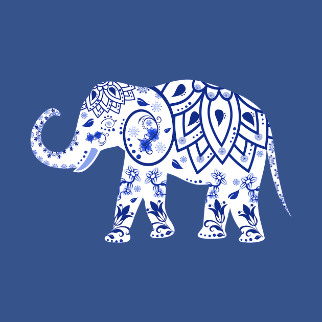 Trippy elephant by obmik