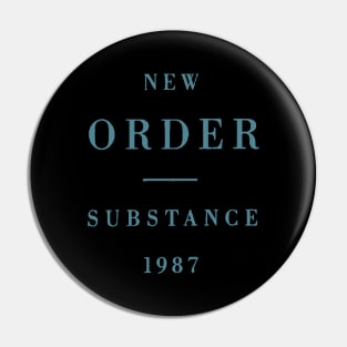 substance 1987 Pin