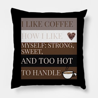 Coffee Personality Pillow