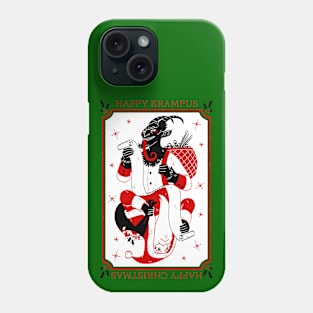 happy christmas krampus Phone Case