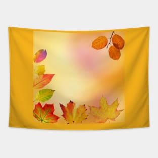 Autumn colorful leaves Tapestry