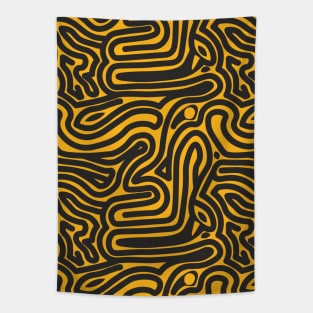 Wavy background Tapestry